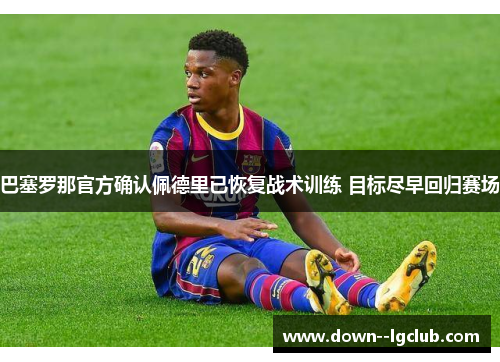 巴塞罗那官方确认佩德里已恢复战术训练 目标尽早回归赛场
